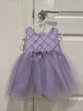George Lilac Tulle Flower Girl Dress